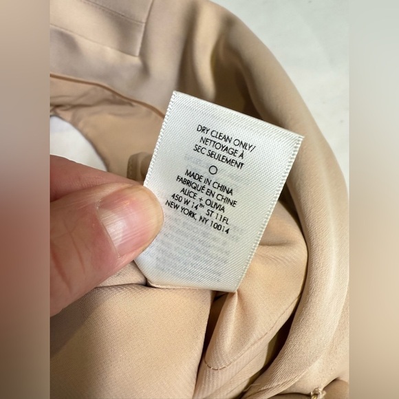 ALICE & OLIVIA Beige PHILLIS sleeveless romper size 4 - Picture 13 of 16